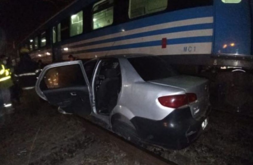 Milagrosamente no hubo vctimas fatales pese a que el tren los atropell