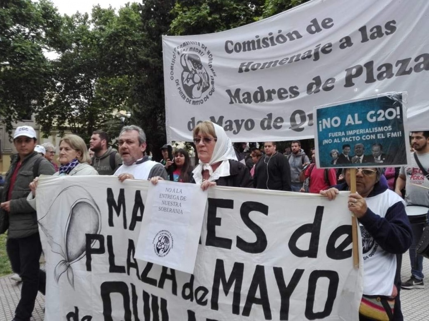 Marcha de Madres en Quilmes contra el macrismo y sus variantes