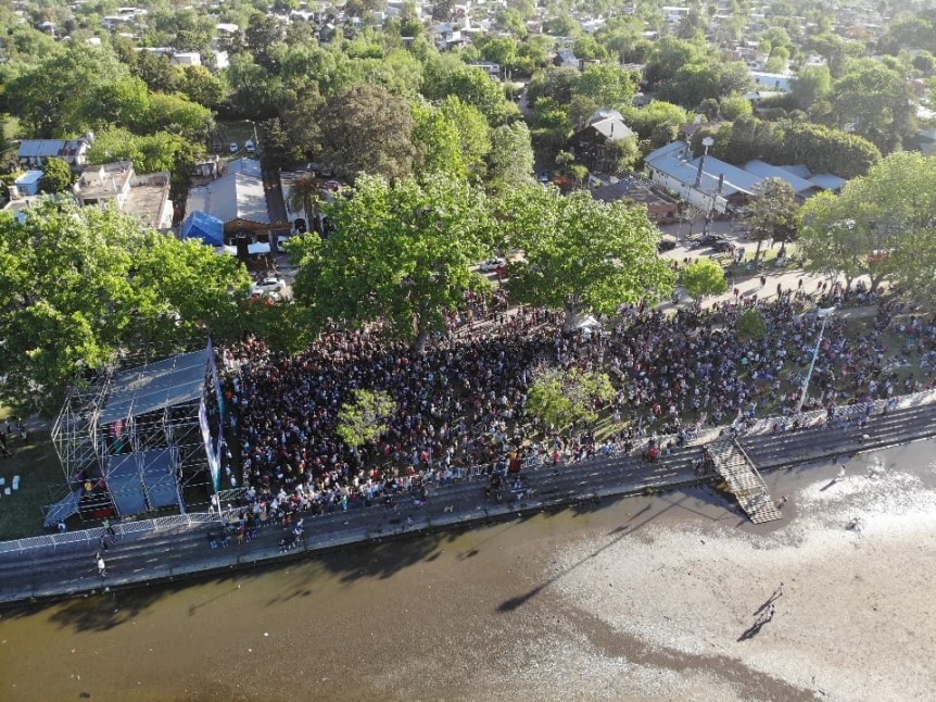 Un gran número de vecinos celebraron el 106 aniversario de la Ribera de Quilmes