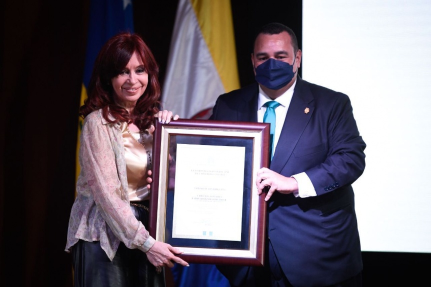 Cristina Kirchner en Honduras: 