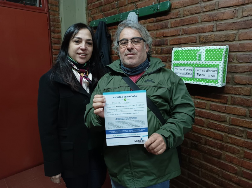 Metrogas habilit� finalmente la calefacci�n en el colegio Nacional de Quilmes