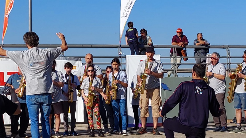 Músicos del Club Mitre en Festival Internacional de Saxofón