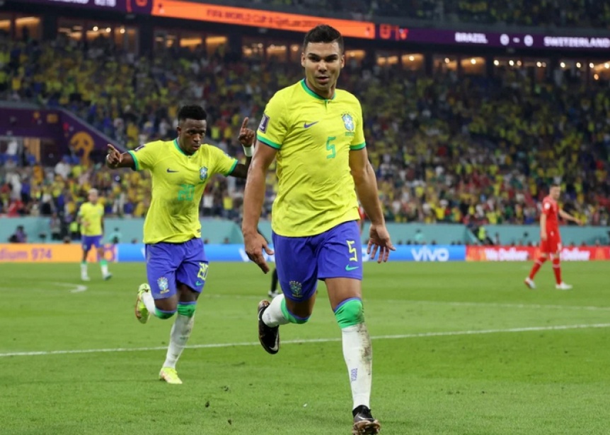 Brasil le gan a Suiza en un duro partido y se clasific a los octavos de final del Mundial