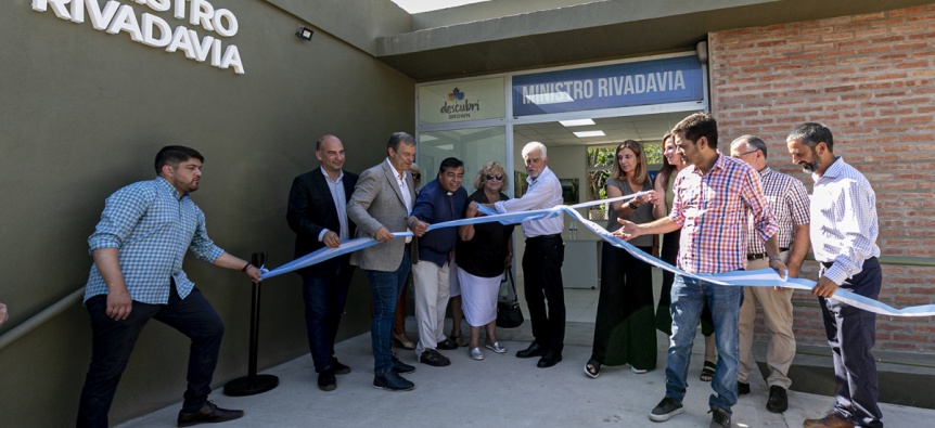 Cascallares y Fabiani inauguraron el nuevo edificio de la Delegacin de Ministro Rivadavia