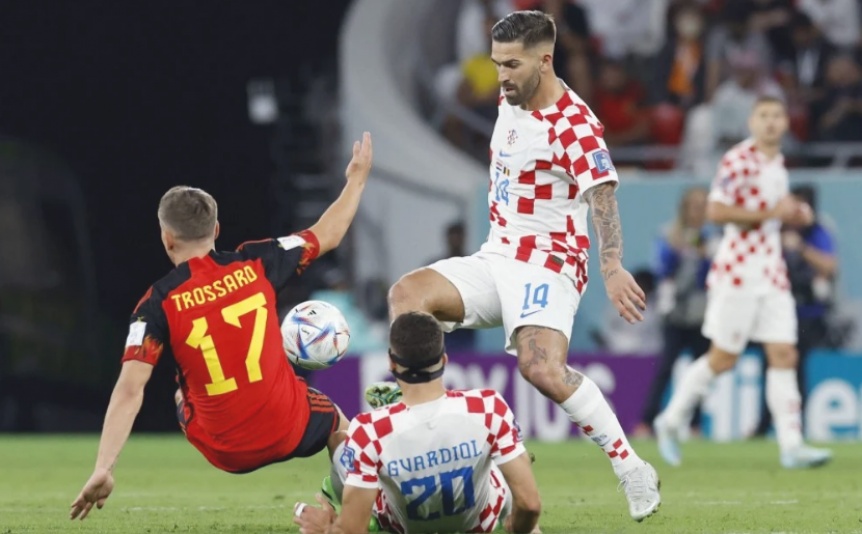 Croacia igual frente Blgica y se clasific a los octavos de final