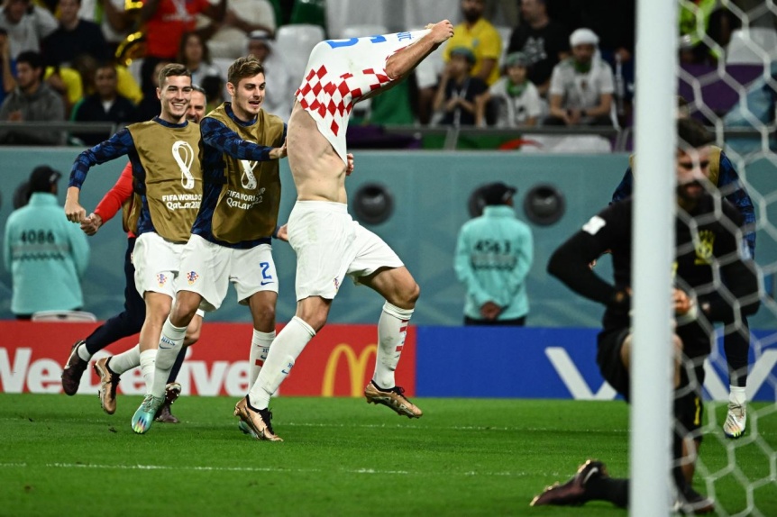 Croacia venci por penales a Brasil y es semifinalista