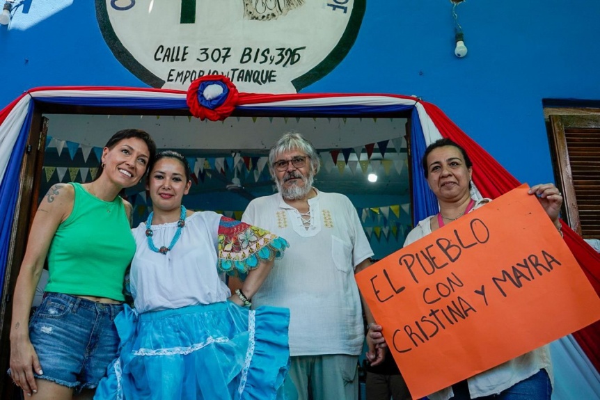 Mayra Mendoza particip de la celebracin por la Santa Patrona de Paraguay en Quilmes Oeste