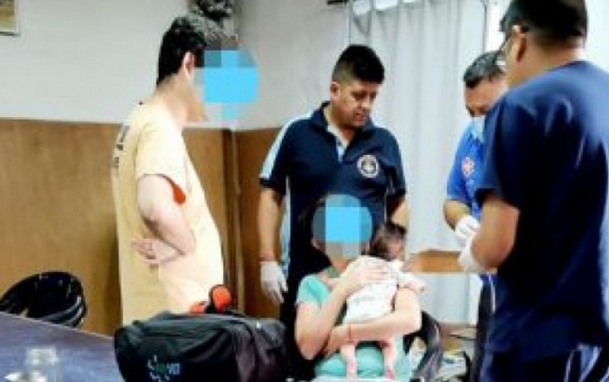 Milagro en Claypole: Bomberos le salvaron la vida a una bebé que no respiraba