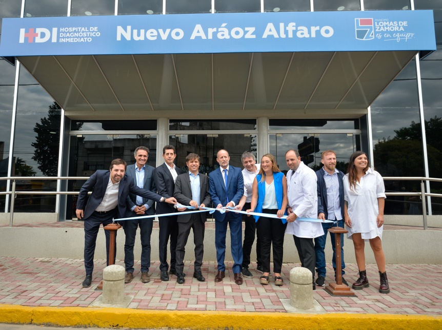 Kicillof inaugur el Hospital de Diagnstico Inmediato de Lomas de Zamora