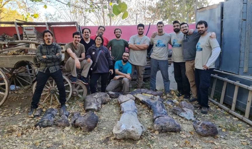 Descubren un dinosaurio herb�voro gigante en la Patagonia argentina
