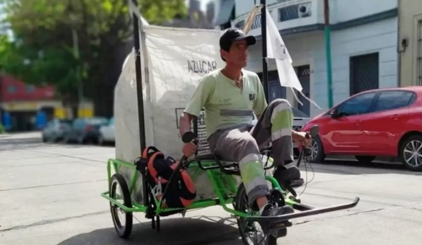 Fabrican en Ituzaingó triciclos recicladores urbanos para eliminar la tracción a sangre