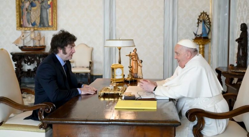 El Vaticano revel� los temas que trataron el Papa Francisco y Javier Milei en la reuni�n