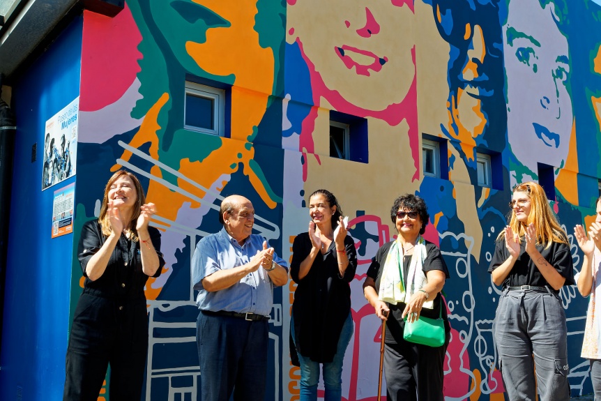 Se inaugur el Paseo de las Mujeres en Berazategui frente al Edificio Municipal