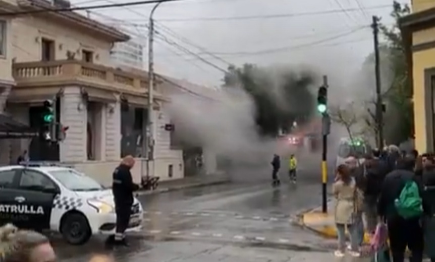 Se incendi un depsito de mercadera en Quilmes Centro