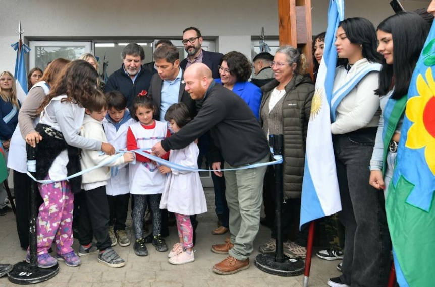 Kicillof inaugur la ampliacin de la Escuela Primaria N 12 de Mar Chiquita