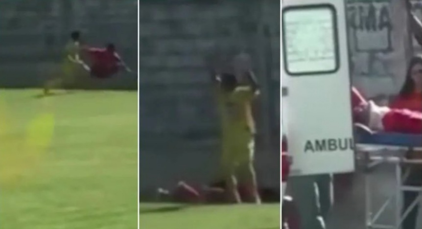 Tragedia en el ftbol: Muri un jugador tras chocar contra un muro en pleno partido