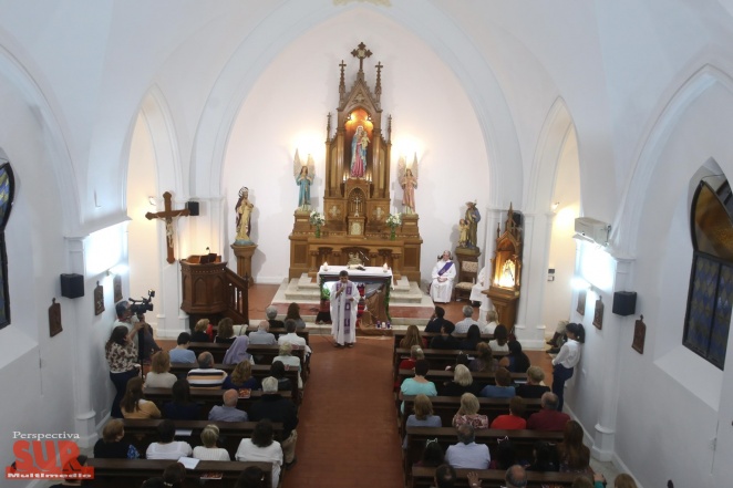 Inauguraron obras de refaccin en la Iglesia Santa Mara de Hudson