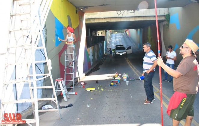Domene: Con los murales queremos embellecer los espacios pblicos