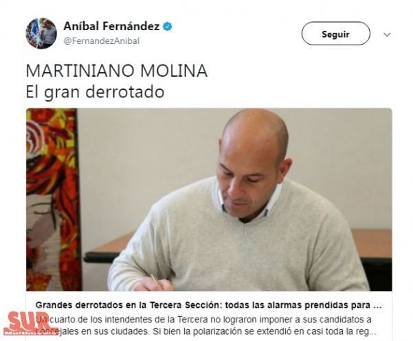Anbal Fernndez celebr la victoria de Festucca en Quilmes