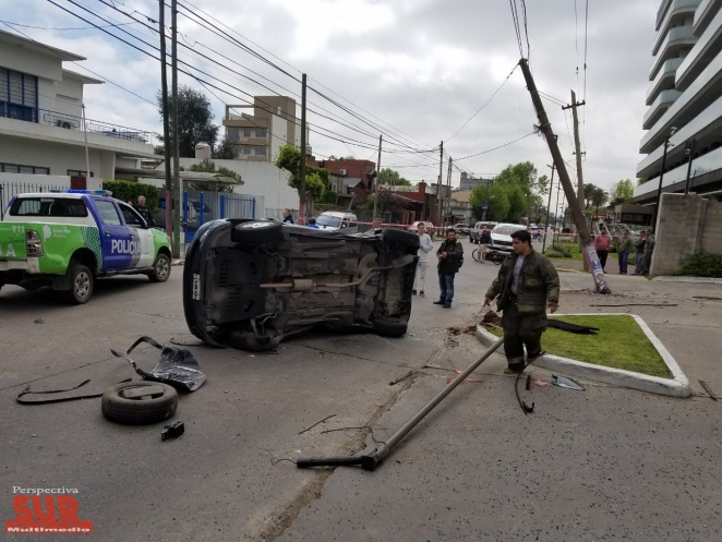 Leve pero alentadora evolucin para la nia herida en un vuelco