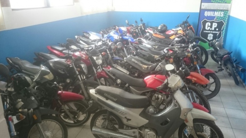91 motos secuestradas en operativos durante el fin de semana largo