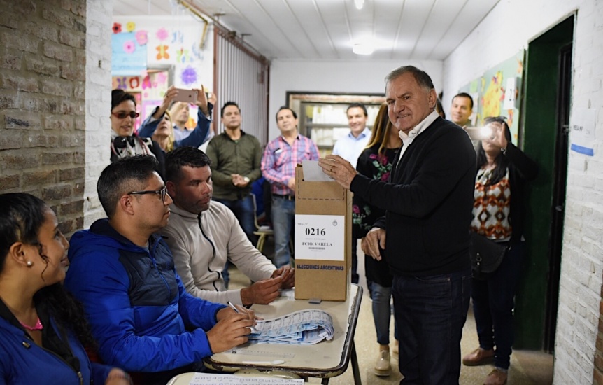 Julio Pereyra vot en Santo Toms