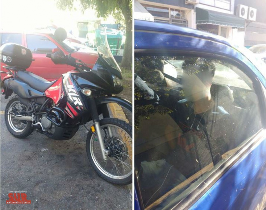 Delincuente detenido tras robarle la moto a un vecino de Bernal