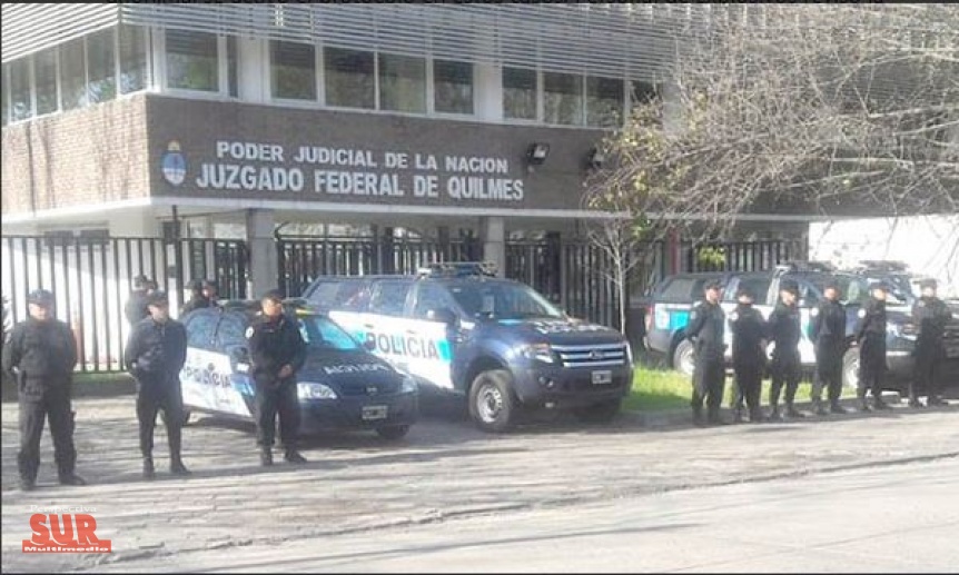 Amenaza de bomba al Juzgado Federal de Quilmes