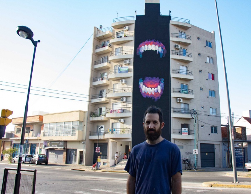 Avanza un nuevo mural en Berazategui