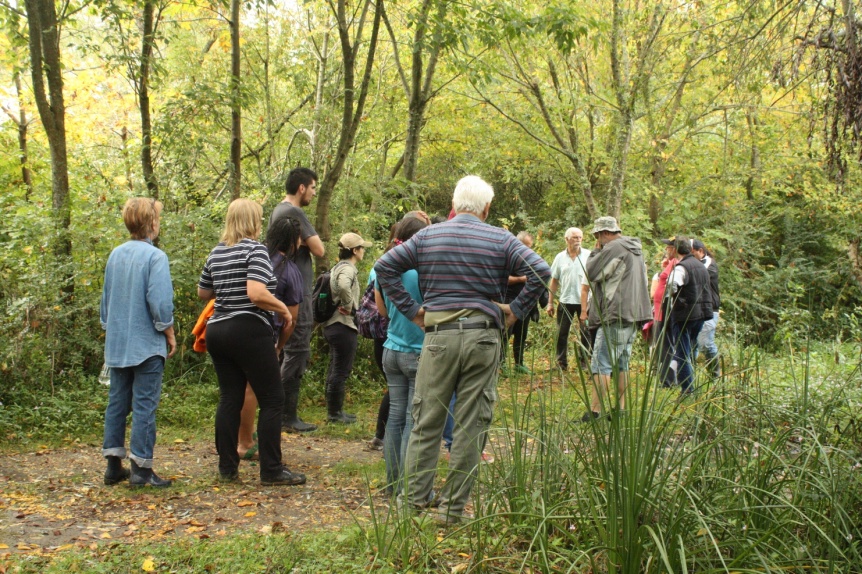 Vecinos y ambientalistas hicieron una caminata por el Bosque de Hudson