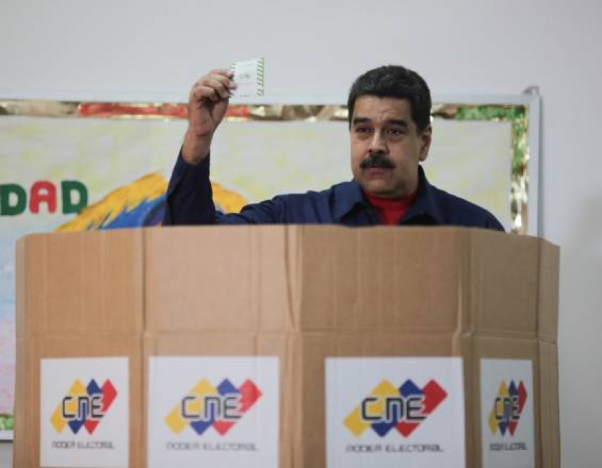 Escasos electores en las elecciones presidenciales de Venezuela