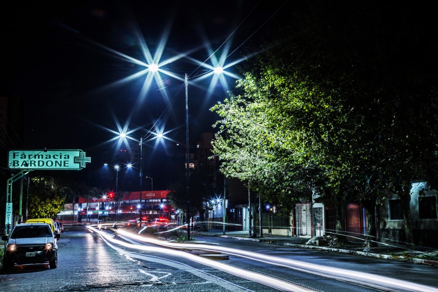 El Municipio instal casi 1.200 luminarias led en los principales accesos de la ciudad
