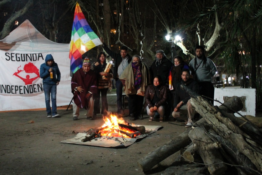 Celebracin del Inti Raymi en la plaza San Martn de Quilmes