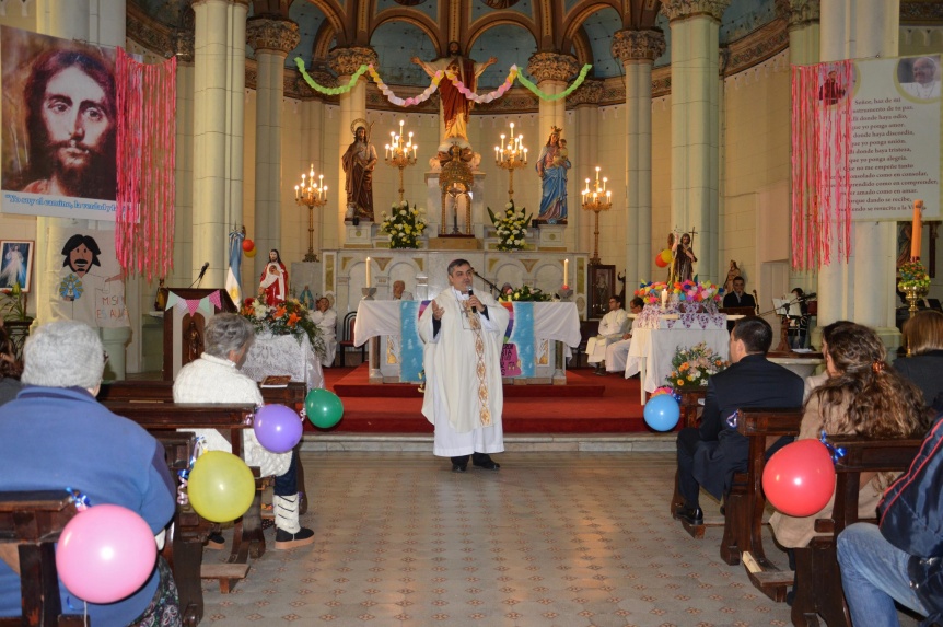 Celebraron la misa en las fiestas patronales de Florencio Varela