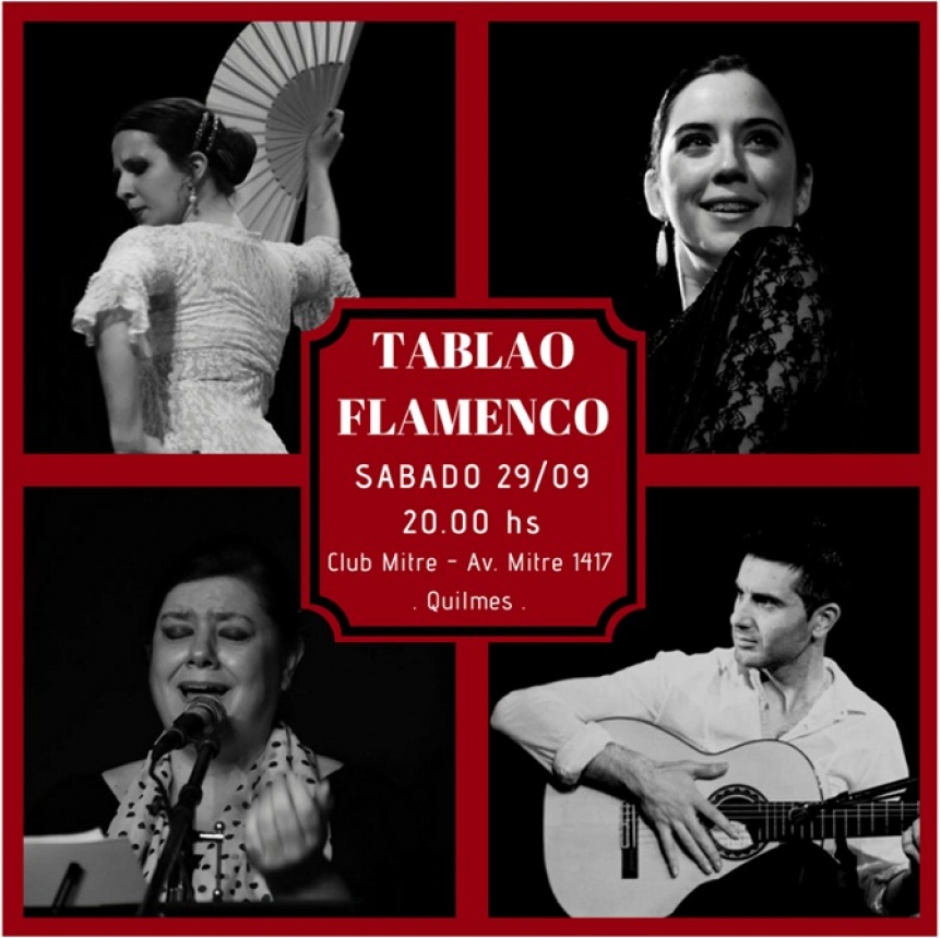 Baile de primavera y tablao flamenco en el Club Mitre