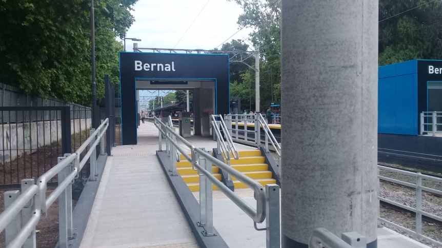 Comenz a funcionar la estacin definitiva de Bernal