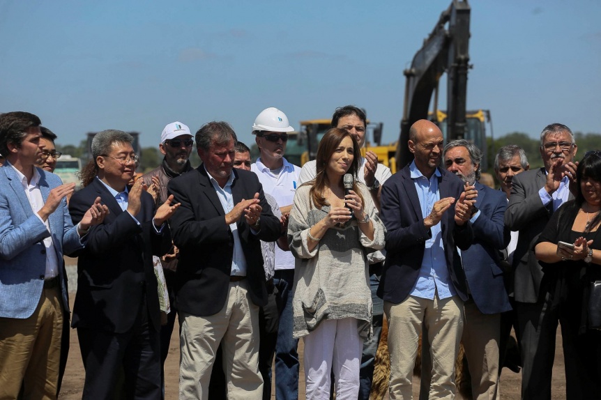Vidal anunci el inicio de una autopista sobre la Ruta Nacional N5, que unir Mercedes y Bragado