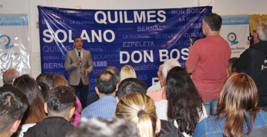 Walter Queijeiro present el Partido Vecinal Quilmes Gana