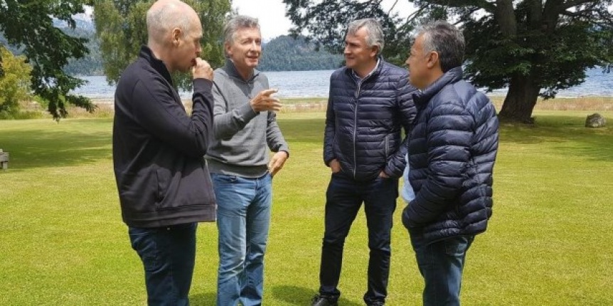 Macri recibi a Cornejo, Morales y Rodrguez Larreta en Villa La Angostura