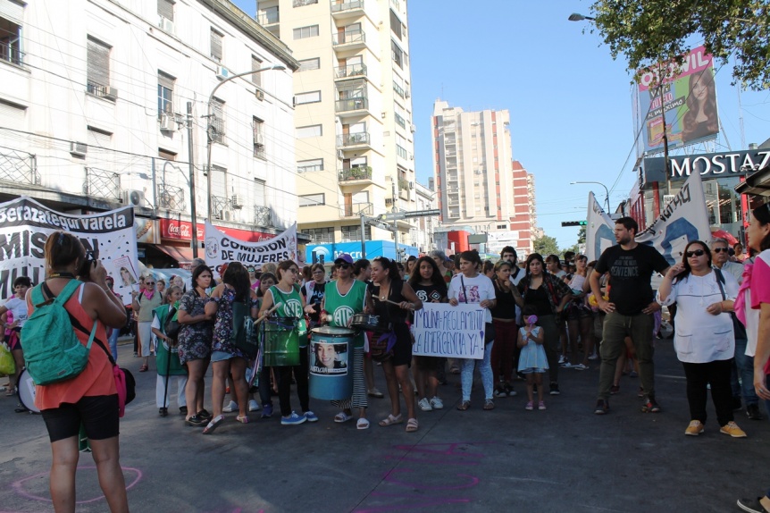 Emergencia en Violencia de Gnero: Marcha en Quilmes centro en reclamo de su reglamentacin