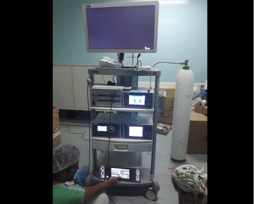 El Hospital Iriarte incorpor nuevos equipos para cirugas video asistidas