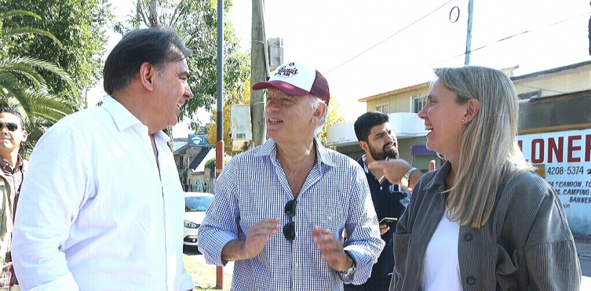 Grindetti festej los 110 aos de Gerli con la visita de Gladys Gonzlez y Luis Otero