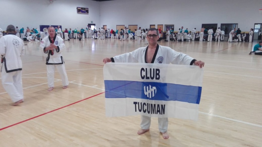 Profesor del Club Tucumn particip en un encuentro de artes marciales en Estados Unidos