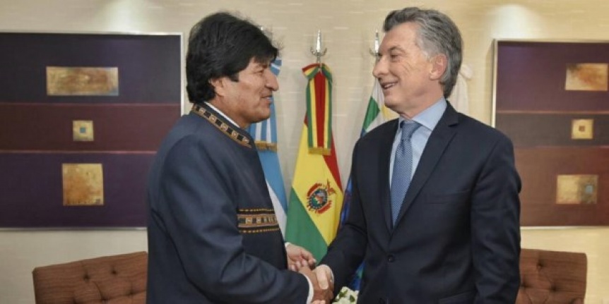 Macri recibe a Evo Morales con una agenda que incluye gas y Venezuela
