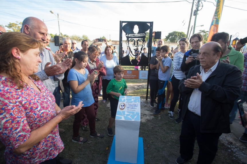 Berazategui: Reinauguraron la plaza Hroe de la Patria Pedro Alberto Orozco