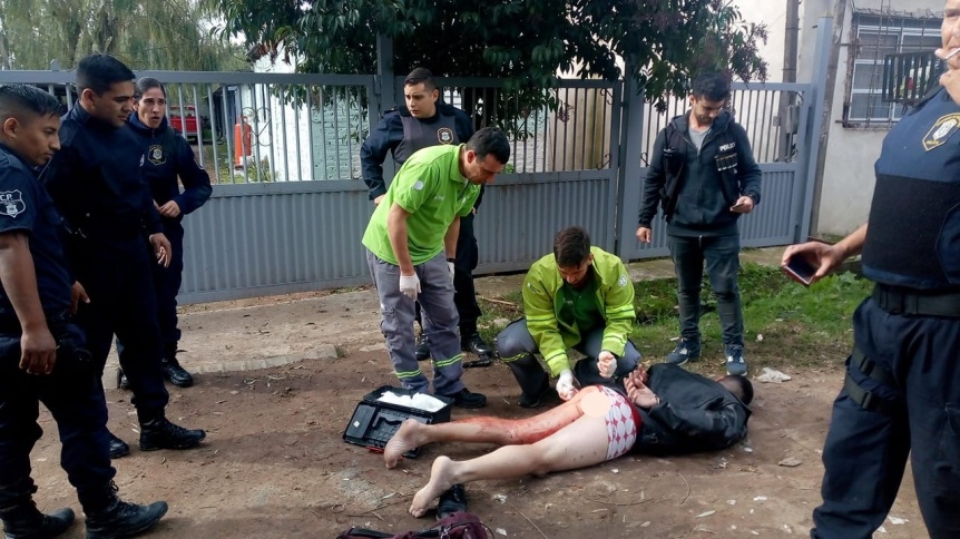 Secuestro, robos, tiroteo y dos detenidos tras persecucin en Quilmes