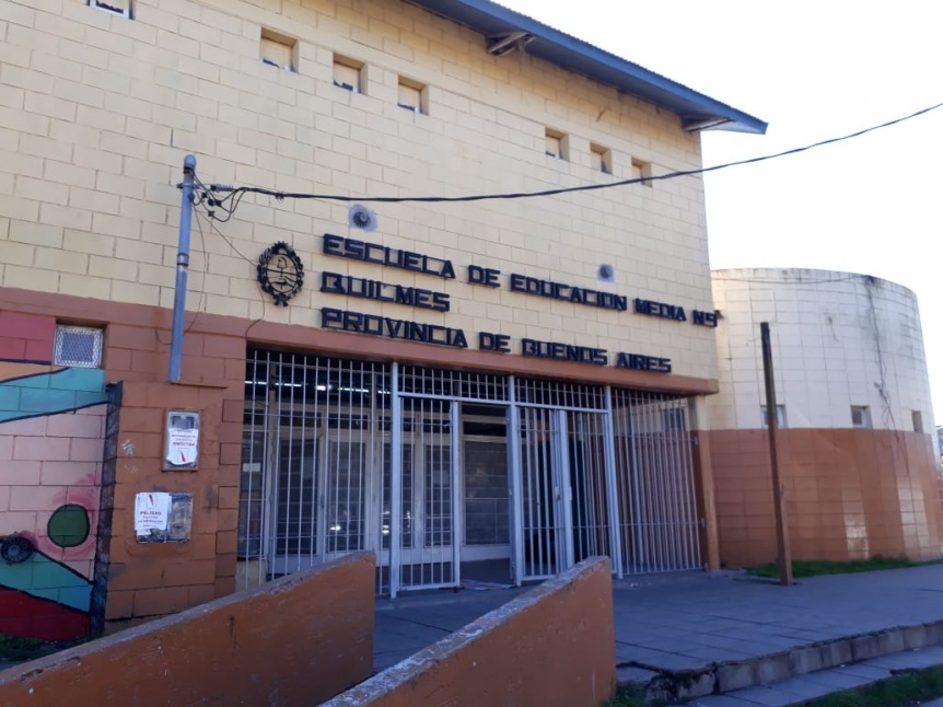 UDOCBA Quilmes reclama el gas para la Secundaria 9 de Solano