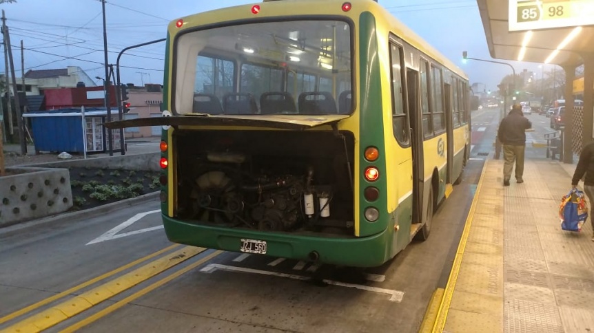 Debut del operativo de emergencias en el Metrobus Quilmes