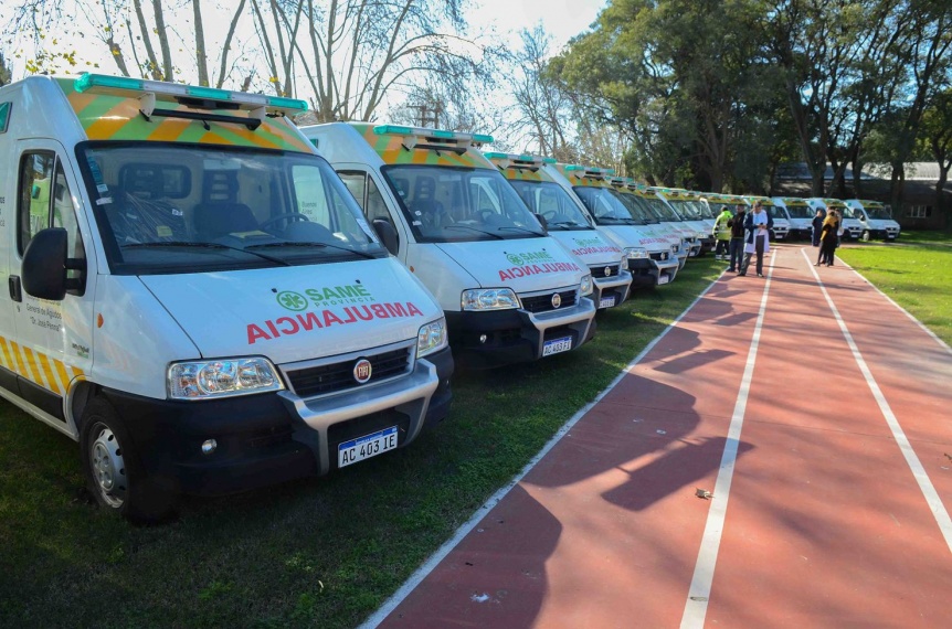 Recibieron ambulancias los hospitales de Quilmes, Lans, Lomas, Wilde y Alte. Brown