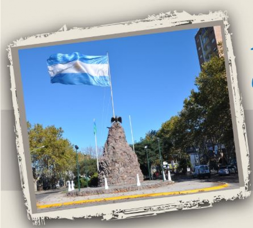 Ya inaugur la muestra Monumento a la Bandera en Varela